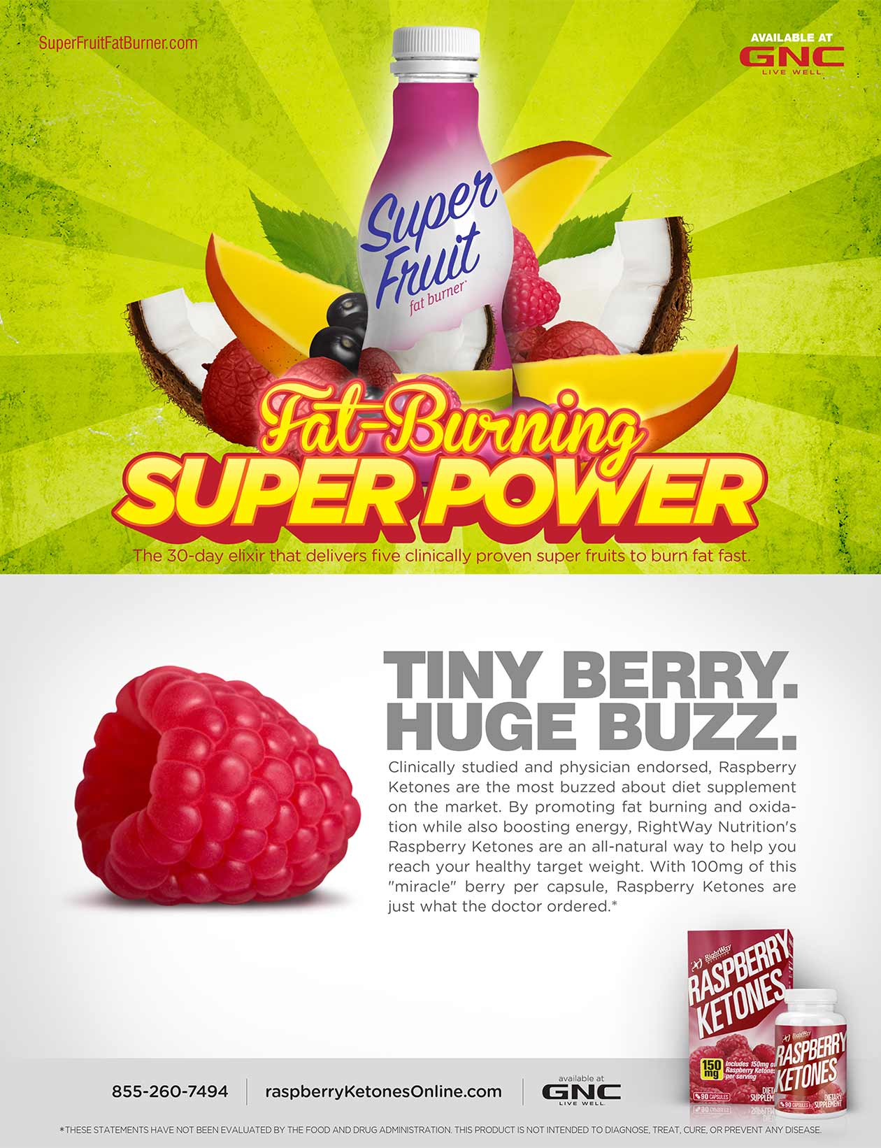 Superfruit / Rasberry Ketones Ad - January 2013